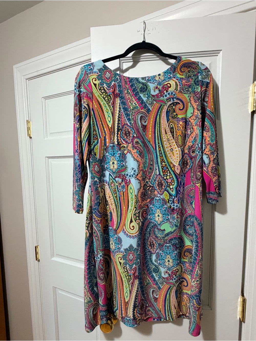 Tommy Hilfiger Multicolor Paisley Shift Dress - size 12